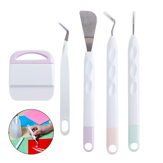 DIY Carving Scrapbooking Silhouette Embossing Engraving Tool Vinyl Weeding  Tools With Hook Weeder Piecing Starter for Cricut Joy - AliExpress